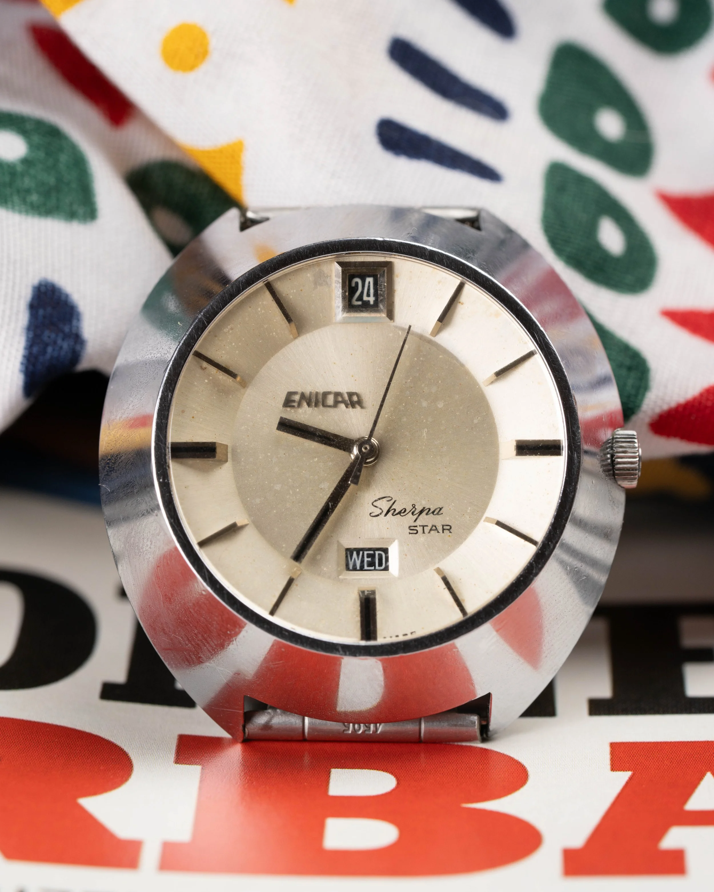 Enicar Sherpa Star Automatic Day Date — Arrows Vintage Watches